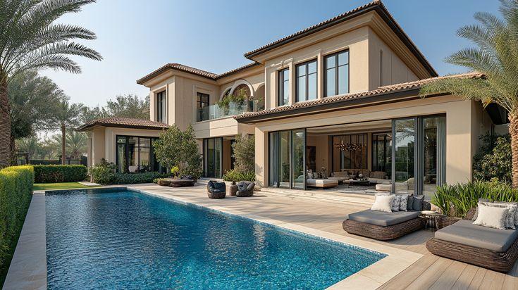 Buy Property in Dubai – Elegant two-storey villa in prime location with outdoor living space – AL Zad Real Estate