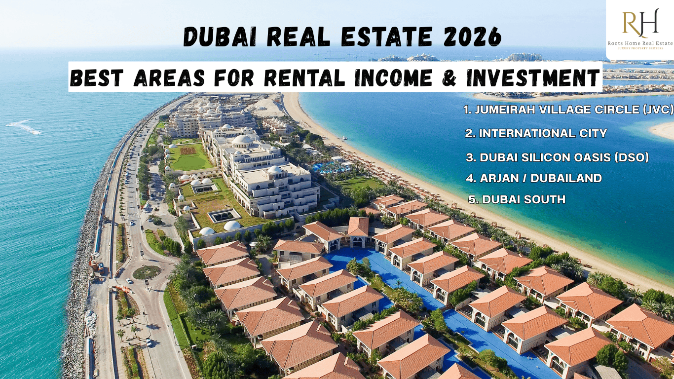 Dubai’s Best Areas for Rental Income in 2026 (High ROI Hotspots)